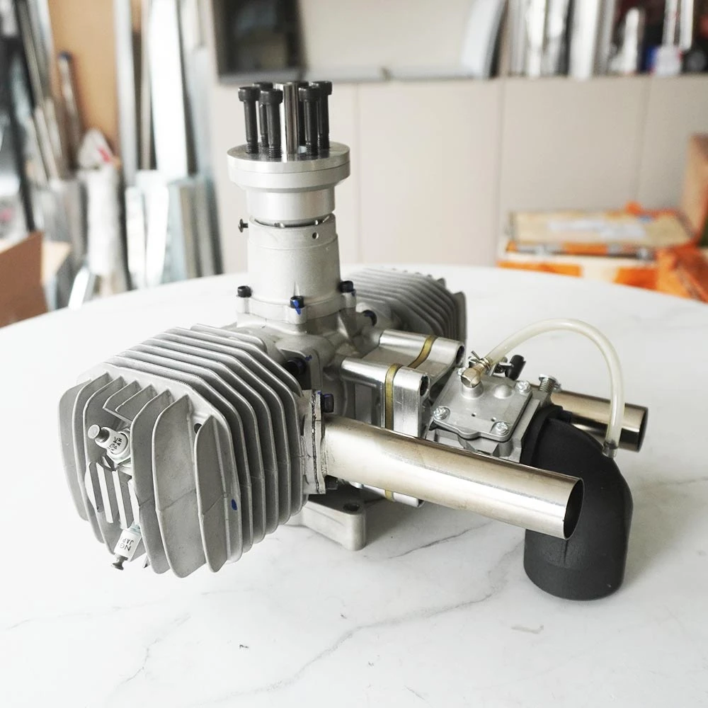 DE170 170cc Air-Cooled Twin-Cylinder 2-Stroke Engine - Image 2