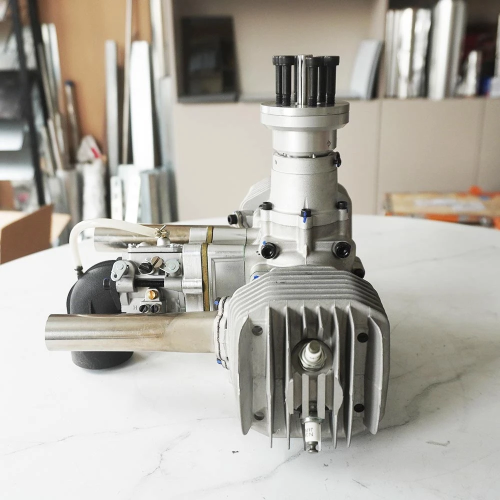 DE170 170cc Air-Cooled Twin-Cylinder 2-Stroke Engine - Image 3