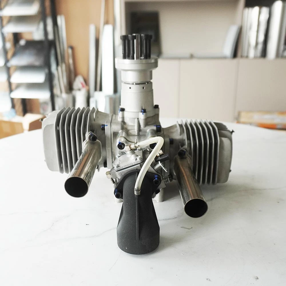 DE170 170cc Air-Cooled Twin-Cylinder 2-Stroke Engine - Image 4